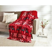 Better Homes & Gardens Oversize Reversible Velvet Plush Throw Blanket, 1 Each