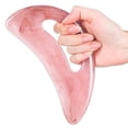 thumbnail image 1 of Scienlodic Gua Sha Herramienta de masaje con mango (resina) Herramienta de raspado Guasha más grande para masaje de espalda, cuello, cara y piernas, 1 of 5