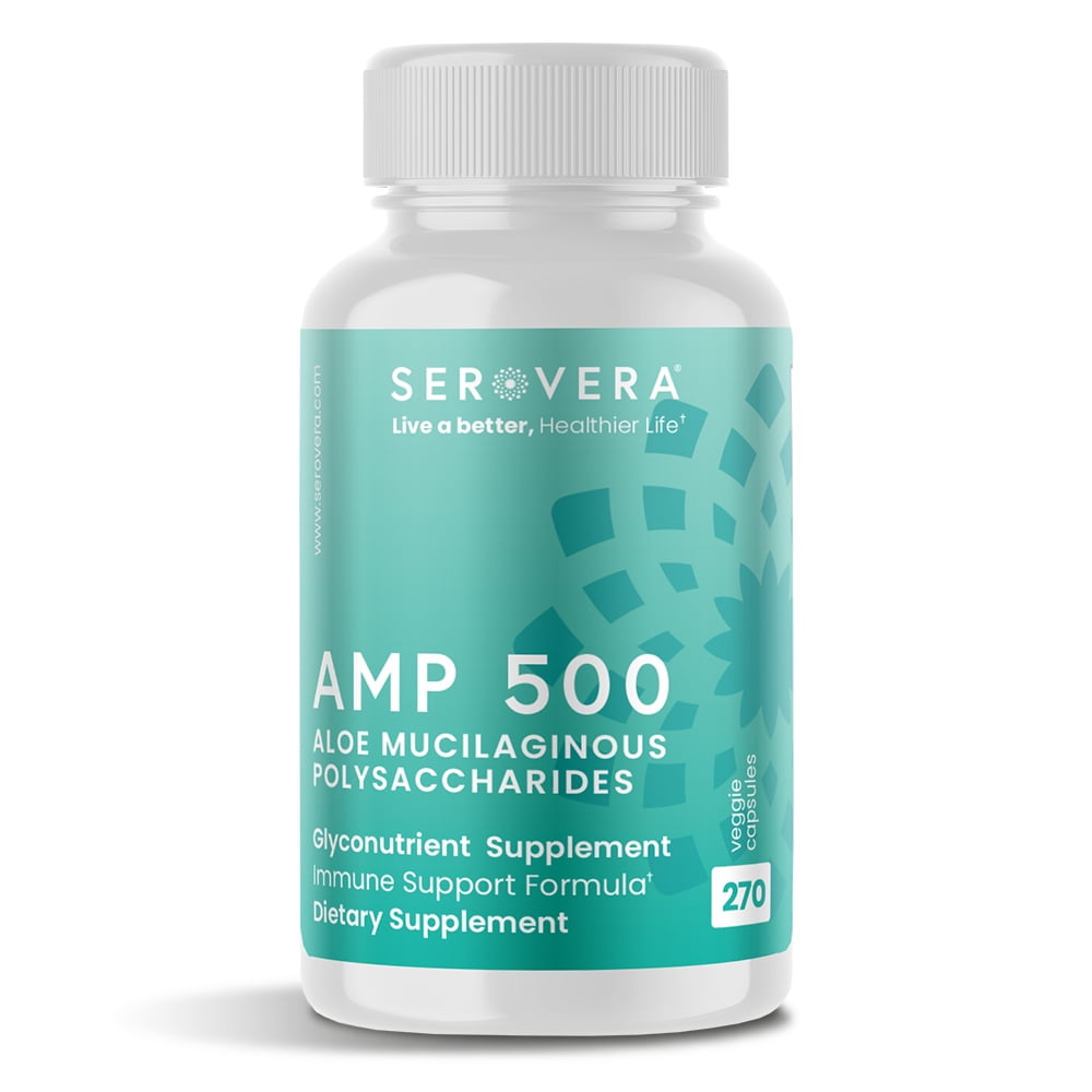 Serovera Amp 500 Immune Support Supplement For Colon Health Immune System Modulator With L Glutamine 270 Veggie Caps Gluten Free Up To 3 Months Supply Walmart Com