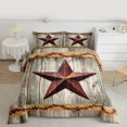 thumbnail image 2 of Homewish Western Texas Stars Bedding Comforter Set 2pcs for Teens,Exotic Style Twin Comforter Sets Microfiber,Lodge Cabin Breathable Bedding Set,Breathable Home Decor,Reversible, 2 of 8