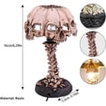 thumbnail image 3 of Skeleton Skull Light 4Head Resin Tabletop Horror Lamp For Living Room And Bedroom, 3D Skull Decor, Halloween Lights, 3 of 5