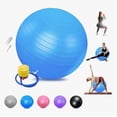 thumbnail image 1 of Pelota Fitness Anti-explosión 75cm Yoga Y Pilates Con Bomba Modelo Azul, 1 of 4