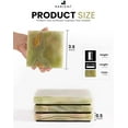 thumbnail image 3 of Radicaln Green Marble 3.5 inches Square Coasters Set of 6 Absorbent Stone Coasters for Drinks, Coffee Table, Home Decor, and Coffee Bar Accessories, 3 of 6