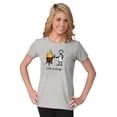 thumbnail image 4 of Burnt Burger BBQ Fire Funny Grilling Womens Fitted Plus Size Graphic Tee Brisco Brands 2X, 4 of 5