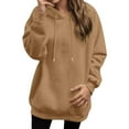 thumbnail image 3 of Womens Zip Up Hoodies Lightweight Hoodie Women Quarter Gym Loungewear Women's Casual Pullover Solid Color Raglan Sleeve Comfortable Sweatshirt Warm Hooded Jacket For Everyday Wear, 3 of 7