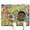 White-588, variant on Dog Food Mat with Retro Paisley Floral Ethnic Paisley Ornament Abstract Paisley Art Design, Durable Waterproof Absorbent Non-Slip