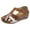 Brown, variant on Jsaierl Orthopedic Sandals for Women Dressy Summer Close Toe Sandals Comfy Hollow Out Sandals Boho Breathable Sandal Size 9