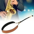 thumbnail image 4 of Saxophone Neck Strap,PU Leather Adjustable Saxophone Strap for Alto Baritone  Treble Saxophones, 4 of 8