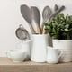 thumbnail image 2 of 5-piece Non-stick Silicone Kitchen Utensil Set With Natural Acacia Hardwood Handle, Grey, High Heat Resistant Hy, 2 of 5