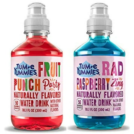 Luv-Box Variety Tum-E Yummies Fruit Flavored Drink Pack Of 24 , 10.1 Fl Oz , Fruit Punch Party , Rad Raspberry Zing
