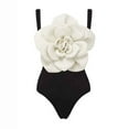 thumbnail image 4 of Women One Piece Swimsuit with Cover up Wrap Skirt Sarong Bathing Suit Beach Outfit Summer One Piece Swimsuit Plus Size, 4 of 4