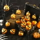 thumbnail image 2 of 12 adornos de calabaza y bola navideña para Halloween | Decoraciones colgantes galvanizadas mate pintadas a mano | Decoración navideña ligera y duradera para celebrar en el árbol y el hogar, 2 of 7