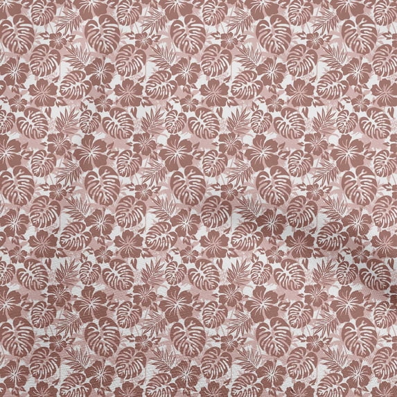 oneOone Velvet Brown2 Fabric Tropical Quilting Supplies Print Sewing Fabric By The Yard 58 Inch Wide