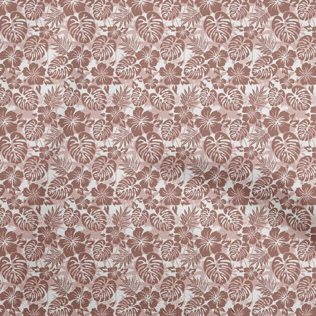 oneOone Silk Tabby Brown2 Fabric Tropical Sewing Craft Projects Fabric Prints By Yard 42 Inch Wide