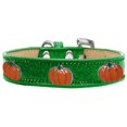 thumbnail image 1 of Collier pour Chien Widget Citrouille Vert Émeraude Crème Glacée Taille 12, 1 of 1
