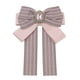 thumbnail image 1 of INSPIRE CHIC Corbatas de Mo?o a Rayas con Pin de Cinta Preatado para Mujeres Moda Rosa, 1 of 1