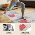 thumbnail image 4 of Pioneer Flower Floral Print Pattern Hot Yoga Mat Towel Non Slip for Hot Yoga - Quick-Drying Yoga Mat Cover with 4 Corner Pockets with Travel Bag - Hot Yoga Towel Non Slip 74"x26", 4 of 6