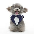 thumbnail image 6 of Pet Tuxedo Dog Suit, Stylish Suit Bow Tie Costume, Wedding Shirt Formal Tuxedo Gentleman Outfit with Black Tie, Dog Prince Wedding Bow Tie Suit for Small Medium Dogs Boys, 6 of 8