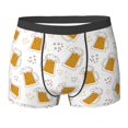 thumbnail image 6 of Men's Boxer Briefs, Beer print C Soft Comfy Mens Underwear Boxer Briefs Breathable With Widen Waist, 6 of 7