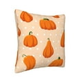 thumbnail image 2 of Square Throw Pillow Covers with Core, Cartoon Pumpkin Seaso Pillows for Sofa Beds, 18"x18", 2 of 9
