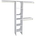 thumbnail image 3 of ClosetMaid 4567 Modular Closet Storage Shelf and Hang Rod Kit- White, 3 of 4