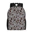 thumbnail image 1 of Fotbe Brown Moose with Pinecones Mochila de Viaje para Laptop, Mochila Ejecutiva Delgada y Resistente 15.6", 1 of 8