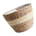 thumbnail image 5 of maceta tejida, cesta para flores naturales, cesta para plantas, cesta tejida natural, 5 of 5