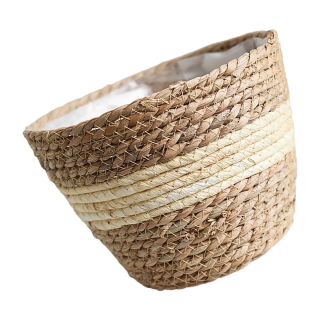 YOSADIER 1Ud Cesta Tejida Para Y Almacenamiento Con Natural Multicolor