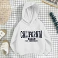 thumbnail image 2 of Arlun Cute Heart Graphic Hoodies for Teen Girls Casual Loose Letter Printed Long Sleeve Hooded Sweatshirts Soft Comfortable Lightweight Fall Winter Pullover Tops White4 3-4Years, 2 of 3