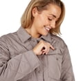 thumbnail image 4 of Free Country Women's Trailblazer Quilted Shacket Taupe Chill S, 4 of 6