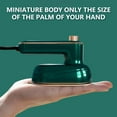 thumbnail image 5 of Kezqiaxn Home and Kitchen Gadgets Handheld Hanging Ironing Machine Iron Steam Iron for Clothes Household Small Ironing Machine Small Iron Portable Steam Electric Iron Dormitory Clothes Green, 5 of 9