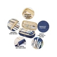 thumbnail image 4 of Estuche Organizador Lapicera De Tela Compuesta Ampliable Multiusos Bolsa Escolar Azul Marino, 4 of 8