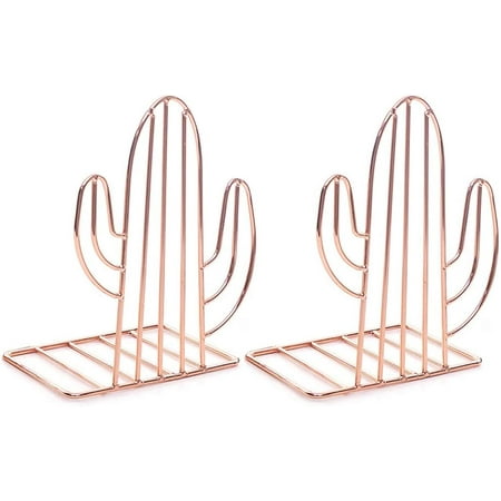 Gaosheng Metal Bookends Modern Decorative Bookends Bookcase Vertical