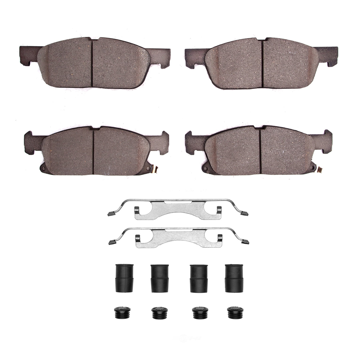 Dynamic Friction Company 1551-1818-01 DFC 5000 Advanced Brake Pads - Ceramic and Hardware Kit - OE