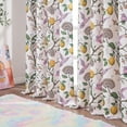 thumbnail image 6 of Topfinel Fancy Hummingbird Patterned Curtain,Pink Curtains for Living Room, Thermal Insulated Blackout Curtains for Bedroom, Floral Vintage Lemon Curtains 90 inch Length 2 Panels Set, 6 of 11