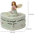 thumbnail image 4 of HELIAHO Cute Angel Jewelry Storage Box Small Storage Organizer Earring Coin Container Gift For Women Girls Earring Coin Container CJ911-40897, 4 of 8