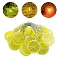 thumbnail image 5 of Quality Home Battery Powered Orange Slices 2m Yard Lemon Orange Light String Light Fairy Light Decorative Lights YELLOW, 5 of 7