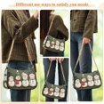 thumbnail image 4 of FORMRS Womens Shoulder Bag with Chain Strap Clutch Purse Cute Tote Handbag, Beige Snowmen, 4 of 7