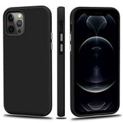CellEver Compatible with iPhone 12 Case/iPhone 12 Pro Case, Dual Guard Durable Shock-Absorbing Scratch-Resistant Dual-Layer Drop Protection Cover Designed for iPhone 12 and 12 Pro - Black