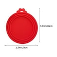thumbnail image 2 of 4 Pcs Silicone Jar Lids Can Toppers for Dog Food Covers Canned Goods Pet Cat Reusable, 2 of 6