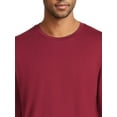 thumbnail image 4 of Athletic Works Men's and Big Men's Active Long Sleeve Soft Blend Tee, Sizes up to 5XL, 4 of 5