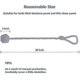 thumbnail image 3 of Curtain Tiebacks Blue: 2 Pack Decorative Handmade Natural Cotton Rope Holdbacks For Drapery And Sheer 26s, 3 of 5