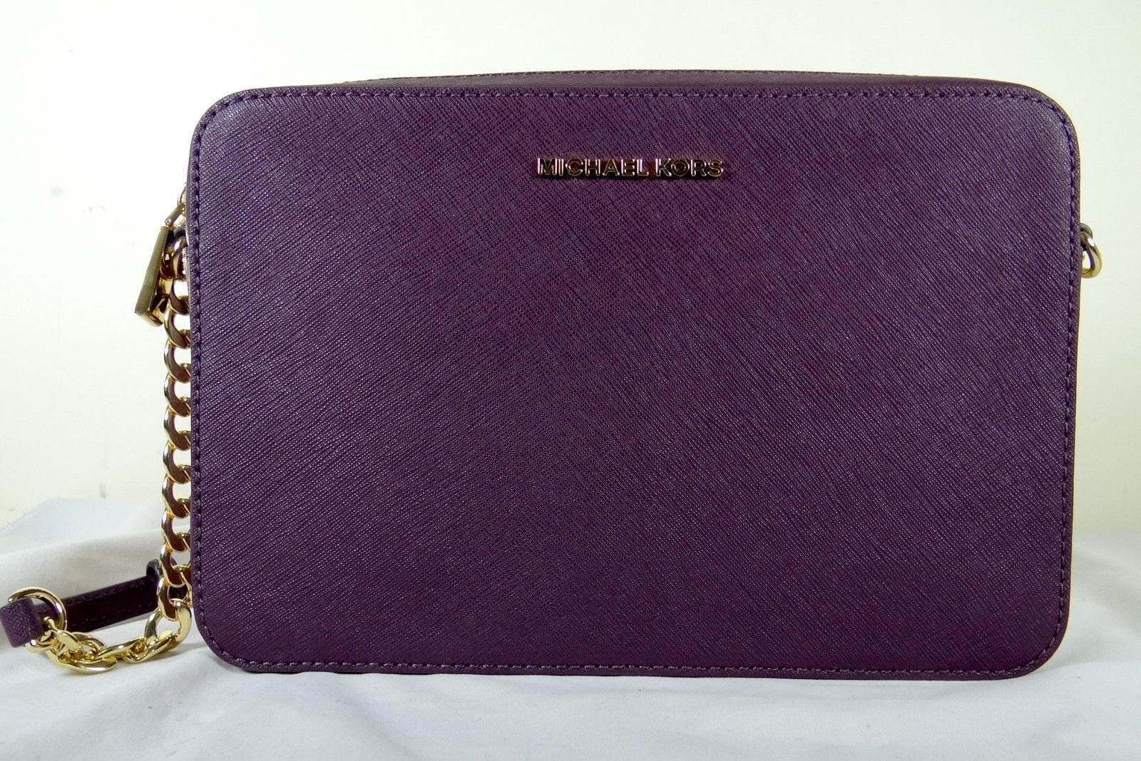 michael kors jet set crossbody purple