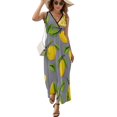 thumbnail image 1 of Delicious Lemon Vestido Sin Mangas Vestidos Para Mujer, Vestido Suelto De Verano 2025, 1 of 5