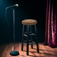 thumbnail image 5 of Bar Stool Cushions, 13 Inch Round Stool Covers with Elastic Band Nonslip Round Seat Cushions, Coffee, 5 of 6