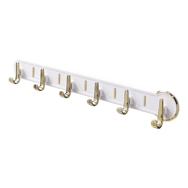 Gancho Organizador de Pared Resistente, Colgador de Decoración Del Hogar, Colgador de Ropa para Llaves, Soporte para Llaves Montado en La Pared para B Blanco perfecl Ganchos de pared