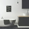 thumbnail image 2 of Stupell Industries Best Bathroom Five Star Black Funny Word Design Framed Wall Art by Daphne Polselli, 2 of 8