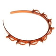 thumbnail image 4 of Doble flequillo peinado horquilla diadema clips para mujer, doble capa marrón Colcomx Diadema de doble capa para mujer, 4 of 5
