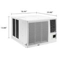 thumbnail image 2 of LG 7,500 BTU Heat and Cool Window Air Conditioner with Wifi Controls, LW8021HRSM, 2 of 25