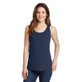 thumbnail image 1 of Port & Company ®  Ladies Core Cotton Tank Top.  Lpc54tt Xxl Navy, 1 of 1